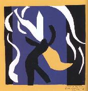 Henri Matisse Design for Backdrop of 'Strange Farandole' (mk35) oil